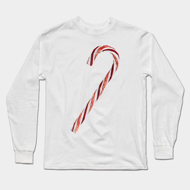 Candy cane Long Sleeve T-Shirt by Babban Gaelg